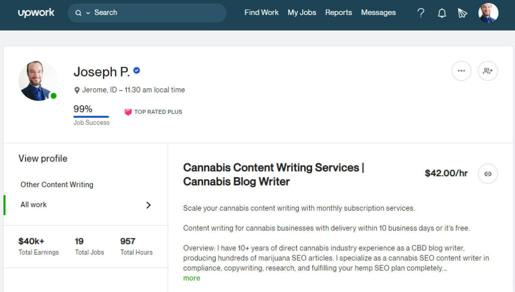 Top 5 CBD Content Writers – Cannabis And CBD SEO Experts