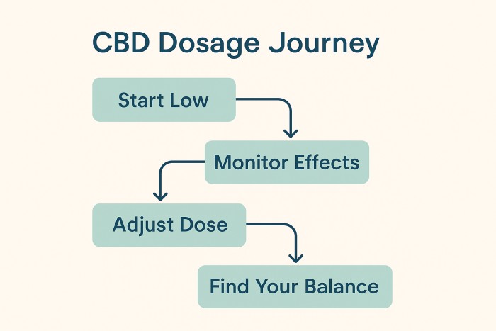 CBD Dosage Guide (2025): How Much To Take For Anxiety, Pain, & Better Sleep 1 CBD Dosage Journey
