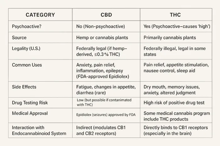 What Is CBD? A Comprehensive Guide 1 CBD Vs. THC -_ Key Differences